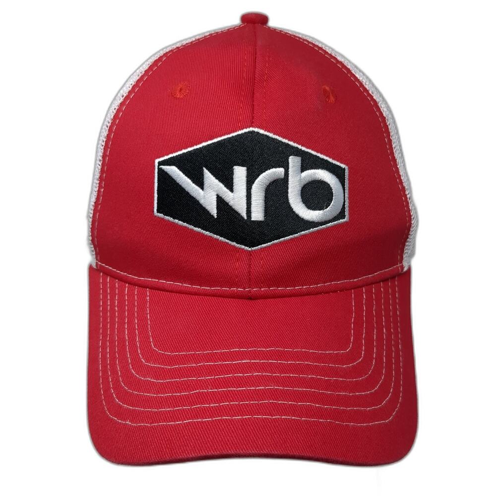Wild Ride Brew Snapback Trucker Hat Red One Size Adjustable Brewery Branding